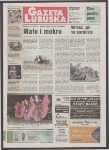 Gazeta Lubuska R. XLVIII [właśc. XLIX], nr 159 (10 lipca 2000). - Wyd. A