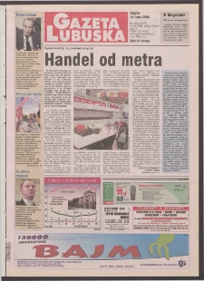 Gazeta Lubuska R. XLVIII [właśc. XLIX], nr 163 (14 lipca 2000). - Wyd. A