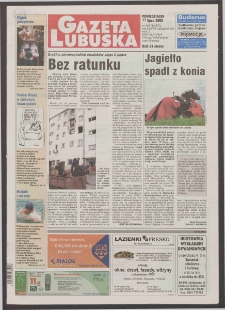 Gazeta Lubuska R. XLVIII [właśc. XLIX], nr 165 (17 lipca 2000). - Wyd. A
