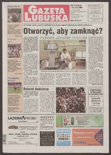 Gazeta Lubuska R. XLVIII [właśc. XLIX], nr 183 (7 sierpnia 2000). - Wyd. A