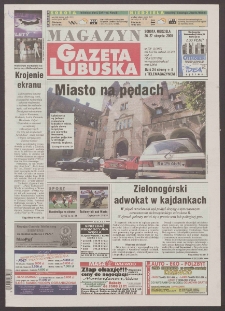 Gazeta Lubuska : magazyn R. XLVIII [właśc. XLIX], nr 199 (26/27 sierpnia 2000). - Wyd. A