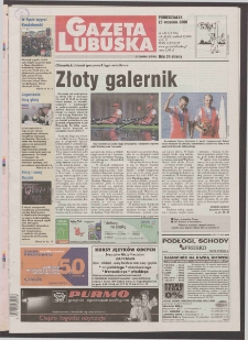 Gazeta Lubuska : Zielona G&oacute;ra R. XLIX, nr 224 (25 września 2000). - Wyd. A