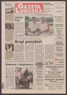 Gazeta Lubuska : Zielona Góra R. XLIX, nr 230 (2 października 2000). - Wyd. A