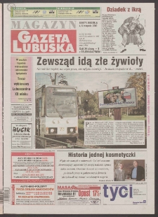 Gazeta Lubuska : magazyn R. XLIX, nr 258 (4/5 listopada 2000). - Wyd. A