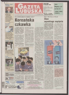 Gazeta Lubuska : Zielona Góra R. XLIX, nr 262 (9 listopada 2000). - Wyd. A