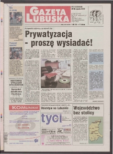 Gazeta Lubuska : Zielona G&oacute;ra R. XLIX, nr 270 (20 listopada 2000). - Wyd. A
