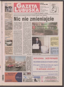 Gazeta Lubuska : Zielona G&oacute;ra R. XLIX, nr 271 (21 listopada 2000). - Wyd. A