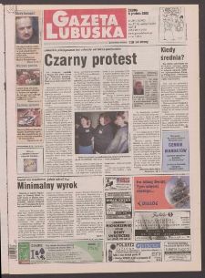 Gazeta Lubuska : Zielona Góra R. XLIX, nr 284 (6 grudnia 2000). - Wyd. A