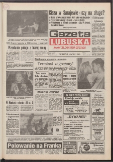 Gazeta Lubuska : dawniej Zielonog&oacute;rska-Gorzowska R. XLII [właśc. XLIII], nr 37 (14 lutego 1994). - Wyd. 1