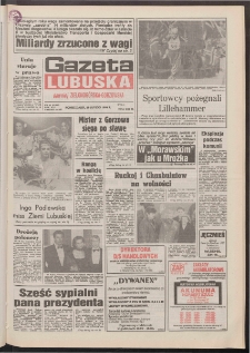 Gazeta Lubuska : dawniej Zielonog&oacute;rska-Gorzowska R. XLII [właśc. XLIII], nr 49 (28 lutego 1994). - Wyd. 1