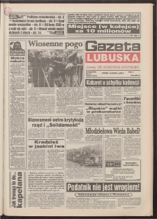 Gazeta Lubuska : dawniej Zielonog&oacute;rska-Gorzowska R. XLII [właśc. XLIII], nr 68 (22 marca 1994). - Wyd. 1