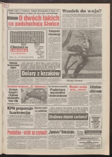 Gazeta Lubuska : magazyn : dawniej Zielonog&oacute;rska-Gorzowska R. XLII [właśc. XLIII], nr 95 (23/24 kwietnia 1994). - Wyd. 1