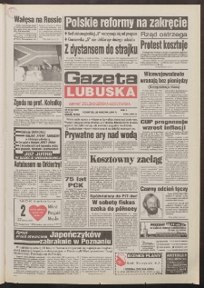 Gazeta Lubuska : dawniej Zielonog&oacute;rska-Gorzowska R. XLII [właśc. XLIII], nr 99 (28 kwietnia 1994). - Wyd. 1