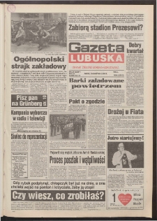 Gazeta Lubuska : dawniej Zielonogórska-Gorzowska R. XLII [właśc. XLIII], nr 100 (29 kwietnia 1994). - Wyd. 1