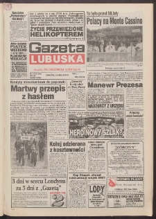 Gazeta Lubuska : dawniej Zielonog&oacute;rska-Gorzowska R. XLII [właśc. XLIII], nr 116 (19 maja 1994). - Wyd. 1