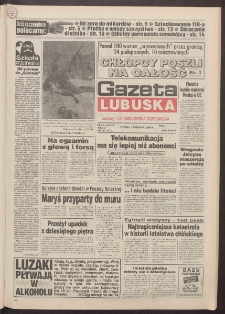 Gazeta Lubuska : dawniej Zielonog&oacute;rska-Gorzowska R. XLII [właśc. XLIII], nr 131 (7 czerwca 1994). - Wyd. 1