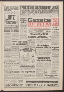 Gazeta Lubuska : dawniej Zielonogórska-Gorzowska R. XLII [właśc. XLIII], nr 134 (10 czerwca 1994). - Wyd. 1