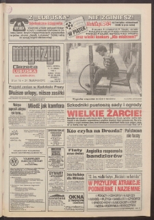 Gazeta Lubuska : magazyn : dawniej Zielonogórska-Gorzowska R. XLII [właśc. XLIII], nr 135 (11/12 czerwca 1994). - Wyd. 1