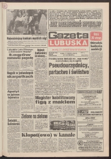 Gazeta Lubuska : dawniej Zielonog&oacute;rska-Gorzowska R. XLII [właśc. XLIII], nr 140 (17 czerwca 1994). - Wyd. 1