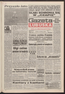 Gazeta Lubuska : dawniej Zielonog&oacute;rska-Gorzowska R. XLII [właśc. XLIII], nr 143 (21 czerwca 1994). - Wyd. 1