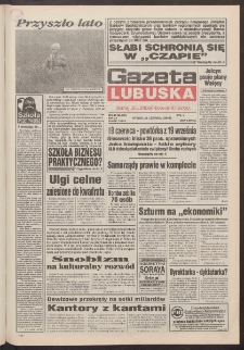 Gazeta Lubuska : dawniej Zielonogórska-Gorzowska R. XLII [właśc. XLIII], nr 143 (21 czerwca 1994). - Wyd. 1