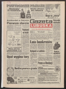Gazeta Lubuska : dawniej Zielonogórska-Gorzowska R. XLII [właśc. XLIII], nr 152 (1 lipca 1994). - Wyd. 1
