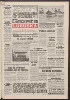 Gazeta Lubuska : dawniej Zielonog&oacute;rska-Gorzowska R. XLII [właśc. XLIII], nr 161 (12 lipca 1994). - Wyd. 1