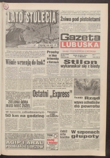 Gazeta Lubuska : dawniej Zielonogórska-Gorzowska R. XLII [właśc. XLIII], nr 176 (29 lipca 1994). - Wyd. 1