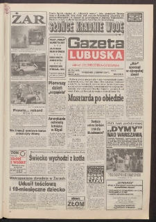 Gazeta Lubuska : dawniej Zielonog&oacute;rska-Gorzowska R. XLII [właśc. XLIII], nr 178 (1 sierpnia 1994). - Wyd. 1