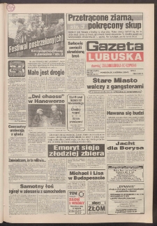 Gazeta Lubuska : dawniej Zielonogórska-Gorzowska R. XLII [właśc. XLIII], nr 184 (8 sierpnia 1994). - Wyd. 1