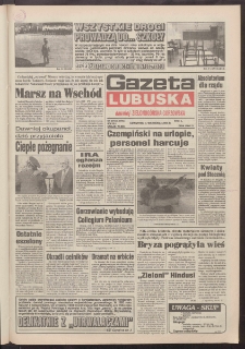 Gazeta Lubuska : dawniej Zielonogórska-Gorzowska R. XLII [właśc. XLIII], nr 204 (1 września 1994). - Wyd. 1