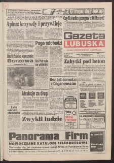Gazeta Lubuska : dawniej Zielonog&oacute;rska-Gorzowska R. XLII [właśc. XLIII], nr 211 (9 września 1994). - Wyd. 1