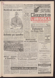 Gazeta Lubuska : dawniej Zielonog&oacute;rska-Gorzowska R. XLII [właśc. XLIII], nr 216 (15 września 1994). - Wyd. 1