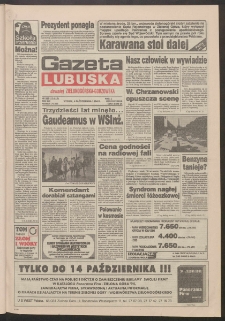 Gazeta Lubuska : dawniej Zielonogórska-Gorzowska R. XLII [właśc. XLIII], nr 232 (4 października 1994). - Wyd. 1