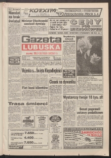 Gazeta Lubuska : dawniej Zielonog&oacute;rska-Gorzowska R. XLII [właśc. XLIII], nr 255 (31 października/1 listopada 1994). - Wyd. 1