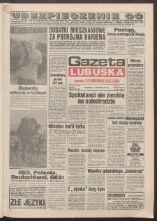 Gazeta Lubuska : dawniej Zielonogórska-Gorzowska R. XLII [właśc. XLIII], nr 257 (3 listopada 1994). - Wyd. 1