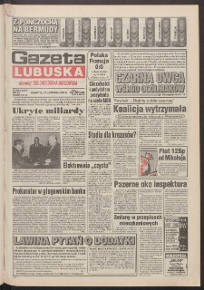 Gazeta Lubuska : dawniej Zielonogórska-Gorzowska R. XLII [właśc. XLIII], nr 268 (17 listopada 1994). - Wyd. 1
