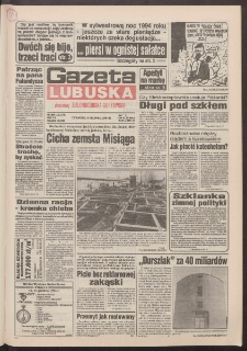 Gazeta Lubuska : dawniej Zielonogórska-Gorzowska R. XLII [właśc. XLIII], nr 286 (8 grudnia 1994). - Wyd. 1