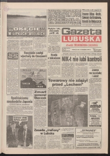 Gazeta Lubuska : dawniej Zielonog&oacute;rska-Gorzowska R. XLII [właśc. XLIII], nr 289 (12 grudnia 1994). - Wyd. 1