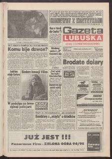 Gazeta Lubuska : dawniej Zielonogórska-Gorzowska R. XLII [właśc. XLIII], nr 295 (19 grudnia 1994). - Wyd. 1