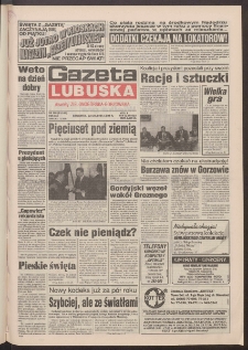Gazeta Lubuska : dawniej Zielonogórska-Gorzowska R. XLII [właśc. XLIII], nr 298 (22 grudnia 1994). - Wyd. 1