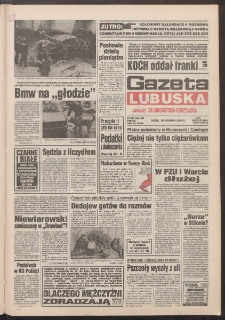 Gazeta Lubuska : dawniej Zielonogórska-Gorzowska R. XLII [właśc. XLIII], nr 303 (30 grudnia 1994). - Wyd. 1