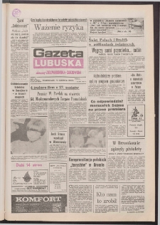Gazeta Lubuska : dawniej Zielonog&oacute;rska-Gorzowska R. XL [właśc. XLI], nr 139 (15 czerwca 1992). - Wyd. 1