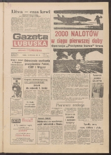 Gazeta Lubuska : dawniej Zielonog&oacute;rska R. XXXIX [właśc. XL], nr 15 (18 stycznia 1991). - Wyd. 1