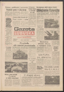 Gazeta Lubuska : dawniej Zielonogórska R. XXXIX [właśc. XL], nr 27 (1 lutego 1990 [właśc. 1991]). - Wyd. 1