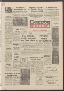 Gazeta Lubuska : dawniej Zielonogórska R. XXXIX [właśc. XL], nr 66 (19 marca 1991). - Wyd. 1