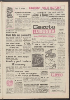 Gazeta Lubuska : dawniej Zielonog&oacute;rska-Gorzowska R. XXXIX [właśc. XL], nr 85 (12 kwietnia 1991). - Wyd. 1