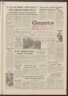 Gazeta Lubuska : dawniej Zielonogórska-Gorzowska R. XXXIX [właśc. XL], nr 138 (17 czerwca 1991). - Wyd. 1