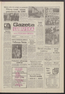 Gazeta Lubuska : dawniej Zielonogórska-Gorzowska R. XXXIX [właśc. XL], nr 163 (16 lipca 1991). - Wyd. 1