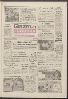 Gazeta Lubuska : dawniej Zielonog&oacute;rska-Gorzowska R. XXXIX [właśc. XL], nr 166 (19 lipca 1990 [właśc. 1991]). - Wyd. 1